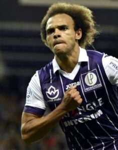 Martin Braithwaite playing for Toulouse