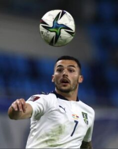 Nemanja Radonjic playing for Marseille