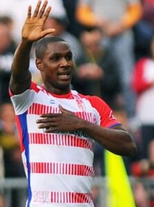 Odion Ighalo playing for Udinese and Granada