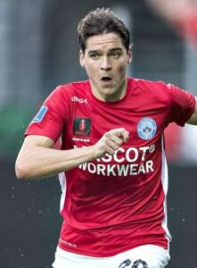 Robert Skov playing for Silkeborg