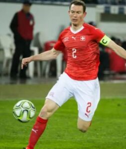 Stephan Lichtsteiner playing for Switzerland