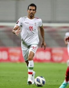 Vahid Amiri playing for Sweden