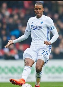 Zanka playing for Huddersfield Town