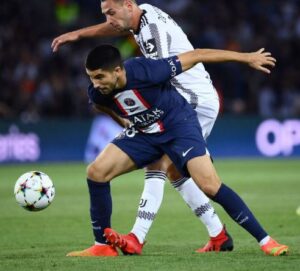 Carlos Soler playing for Paris Saint-Germain