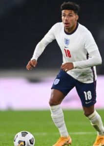 James Justin playing for England