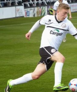 Jarrod Bowen playing for Hereford United