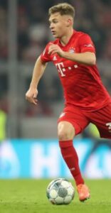 Joshua Kimmich playing for Bayern Munich