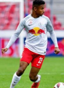 Karim Adeyemi playing for Red Bull Salzburg