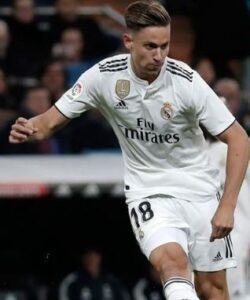 Marcos Llorente playing for Real Madrid