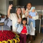 Pedro Aquino With His Wife And Daughters