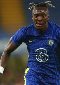 Tammy Abraham playing for Chelsea