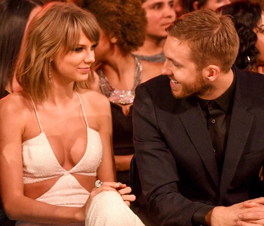 Taylor Swift With Her Ex. Boyfriend Calvin Harris