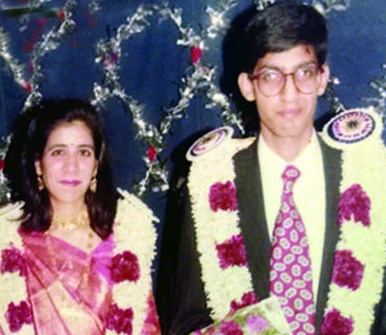 Anjali Pichai Wedding Picture With Sundar Pichai