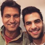 Ankur Rathee with his father