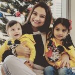 Dimpy Ganguli with her children