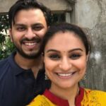 Dimpy Ganguli with her husband Rohit Roy