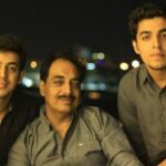 Gagan Arora with his father and brother