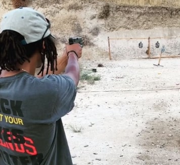 Jacob Gibson in Shooting Range