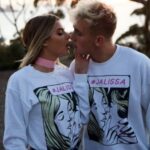 Alissa Violet with her ex-boyfriend Jake Paul