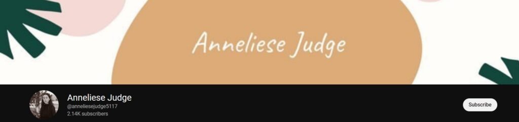 Anneliese Judge's Youtube Channel