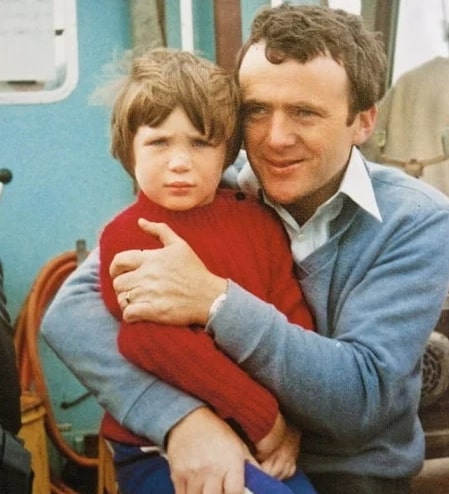 Cillian Murphy in his childhood