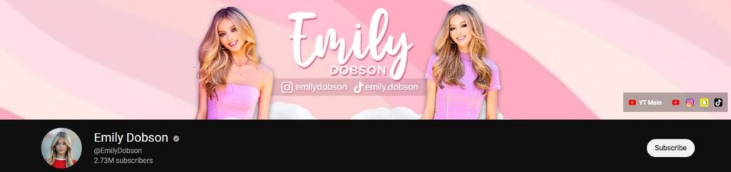 Emily Dobson's Youtube Channel