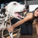 Sharvari Wagh With Her Pet Dog