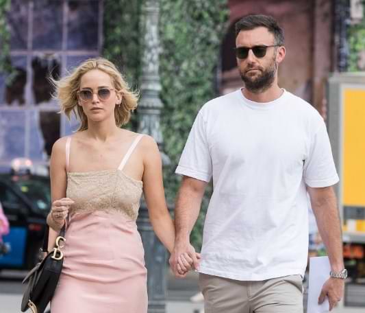 Jennifer Lawrence With Her Husband