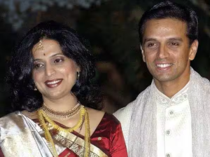 vijeta pendharkar with Rahul Dravid